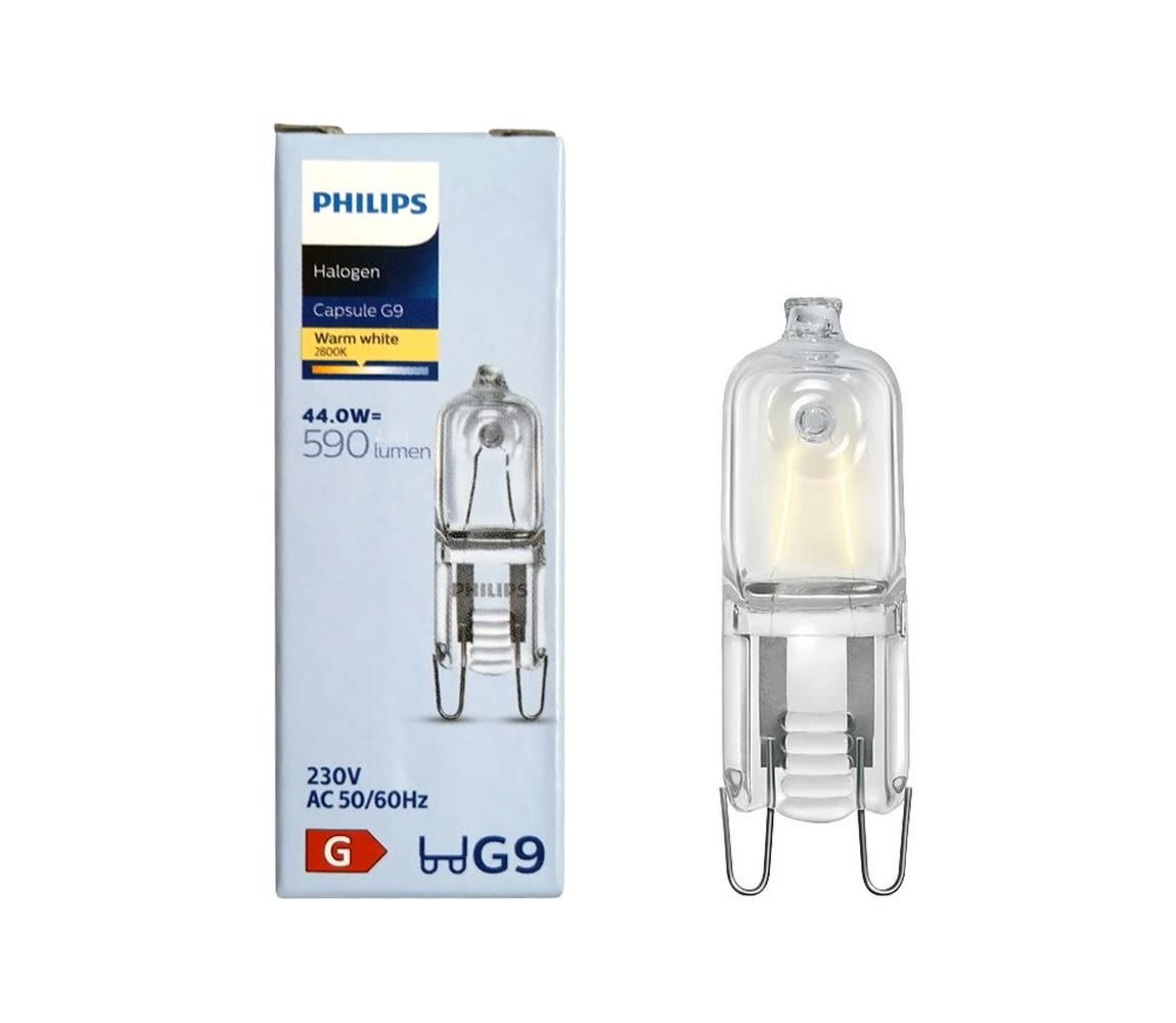 Priemyselná žiarovka Philips G9/44W/230V 2800K