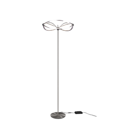 TRIO 421210107 CHARIVARI stojacia lampa LED D520mm 31W/3700lm 3000K matný nikel, stmievateľné