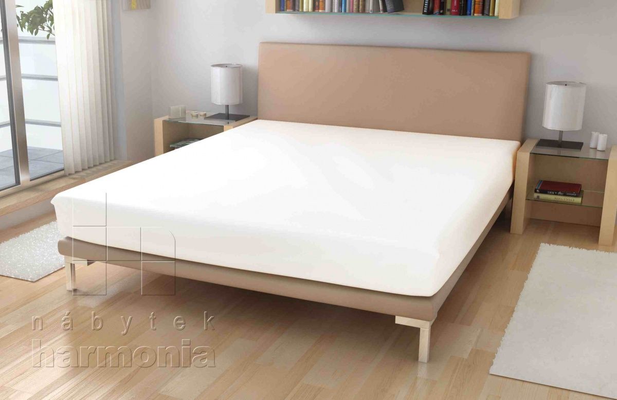 Jersey plachta - biele - 60 x 120 cm