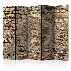 Paraván Stony Battle Dekorhome 225x172 cm (5-dielny)