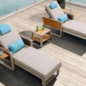 Higold Záhradné ležadlo HIGOLD - York Sunlounge champagne Olefin