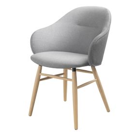 Sivá jedálenská stolička Unique Furniture Teno Oak