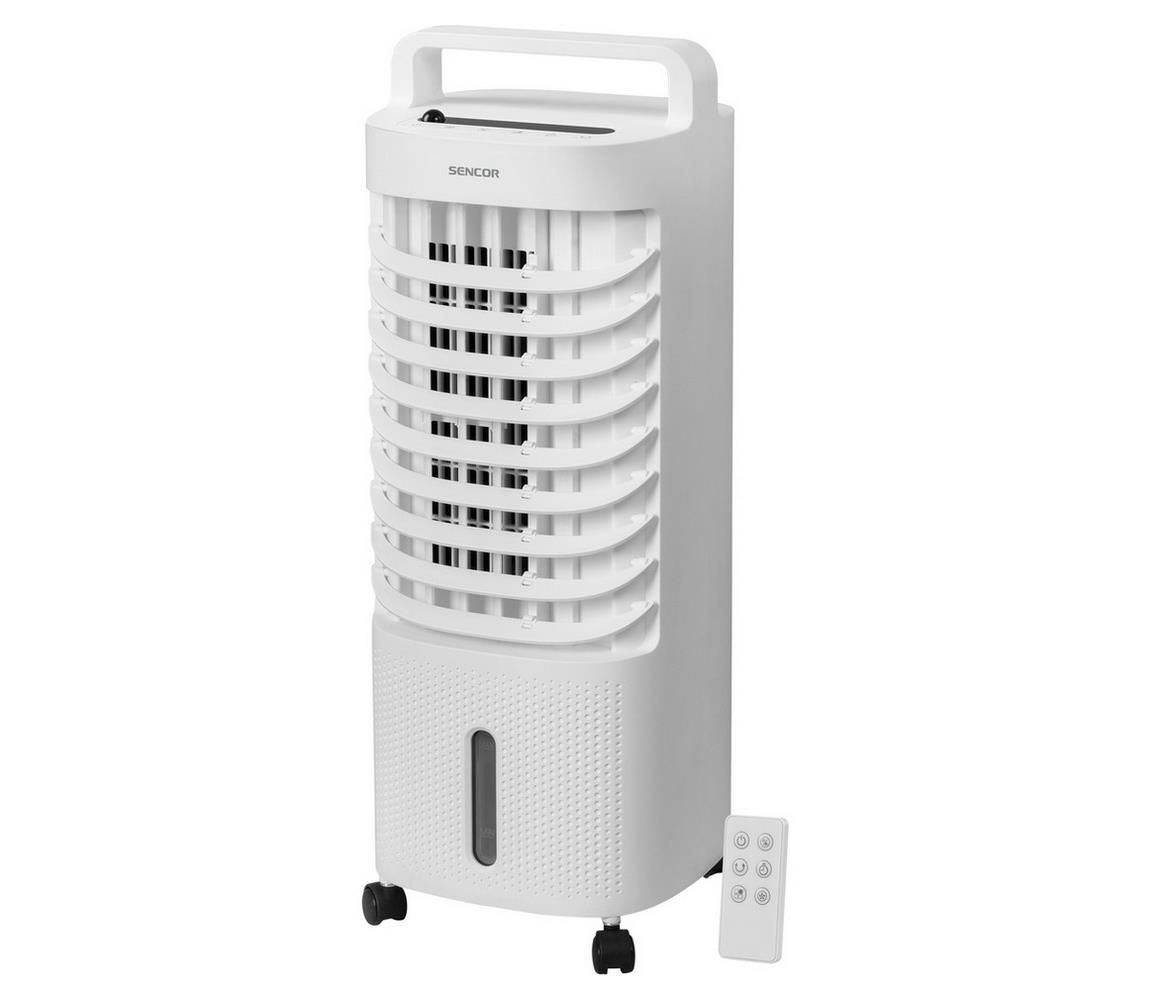 Sencor - Mobilný ochladzovač vzduchu s LED displejom 3v1 45W/230V biela + DO