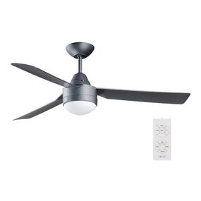 BAYSIDE 531017 - Stropný ventilátor MEGARA 2xE14/15W/230V antracit + DO