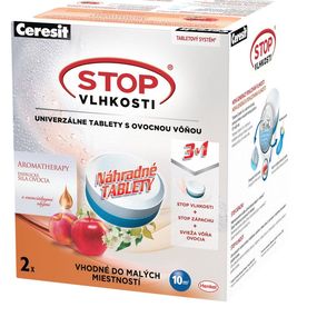 HENKEL CERESIT STOP VLHKOSTI PEARL NAHRADNE TABLETY 3V1 ENERG. OVOCIE 2X300 G