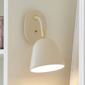 Nordlux Nástenné svietidlo Fleur, krásne mosadzné prvky, Obývacia izba / jedáleň, kov, E14, 15W, L: 15.3 cm, K: 26.4cm