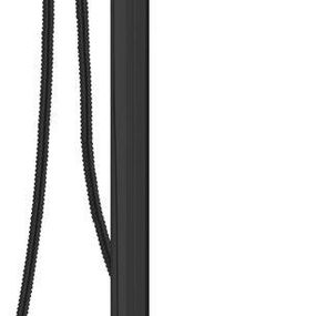 SAPHO - SPY vaňová batéria s pripojením do podlahy, čierna matná PY21/15