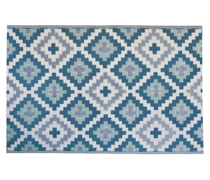 Kondela Vonkajší koberec 120x180 cm Wires Blue