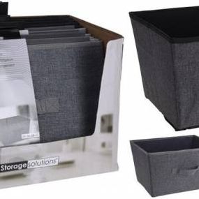 Kinekus Box úložný z netkanej textílie 39x30x24 cm mix
