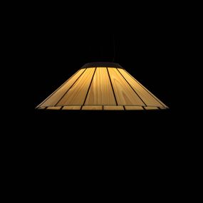 LZF LamPS Banga SM LED svietidlo, Ø 90 cm buk prírodná, Obývacia izba / jedáleň, drevená dyha, akryl, kov, 32W, K: 30cm