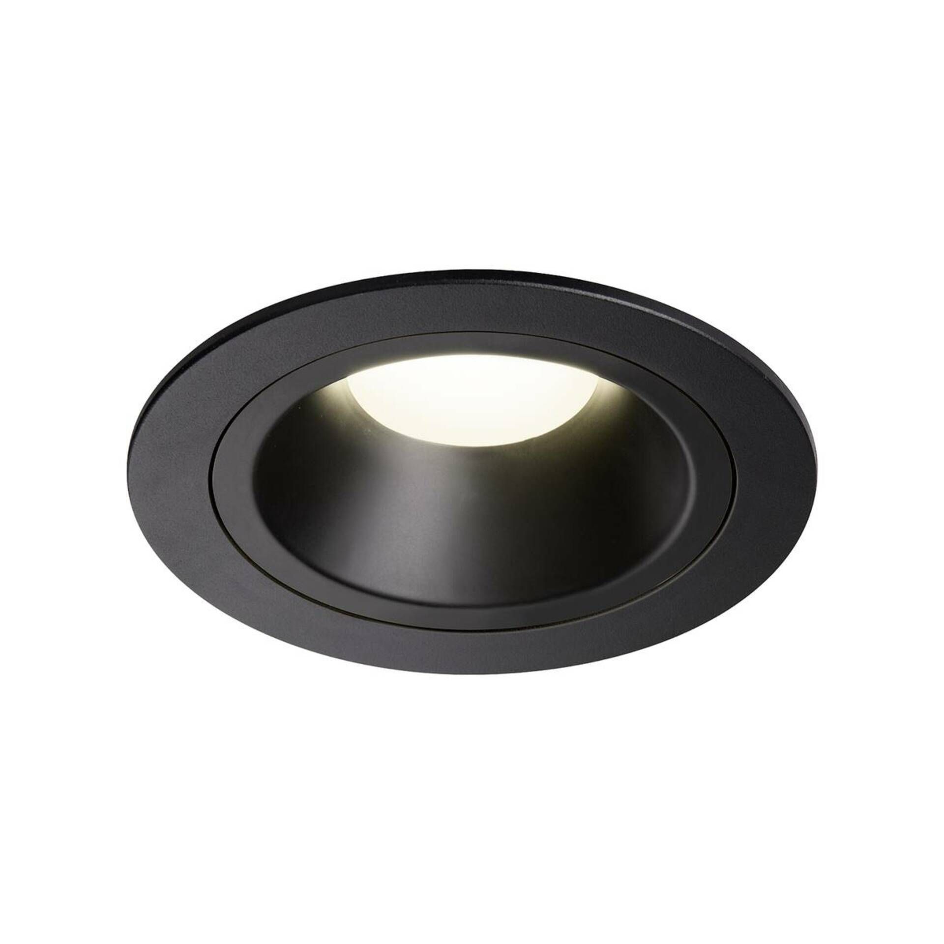 SLV BIG WHITE NUMINOS DL M vnitřní LED zápustné stropní svítidlo černá/černá 4000 K 55° včetně listových pružin 1003895