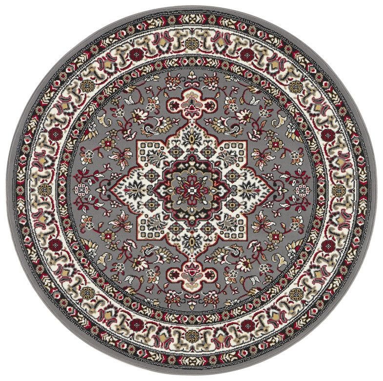Nouristan - Hanse Home koberce Kruhový koberec Mirkan 104102 Grey - 160x160 (priemer) kruh cm