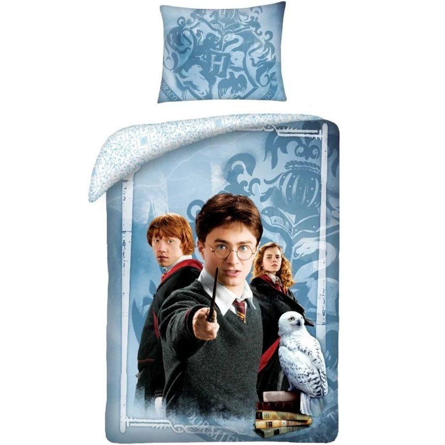 Halantex · Bavlnené posteľné obliečky Harry Potter s priateľmi - 100% bavlna - 70 x 90 cm + 140 x 200 cm