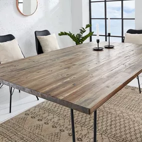 LuxD Jedálenský stôl Anaya, 160 cm, hnedý