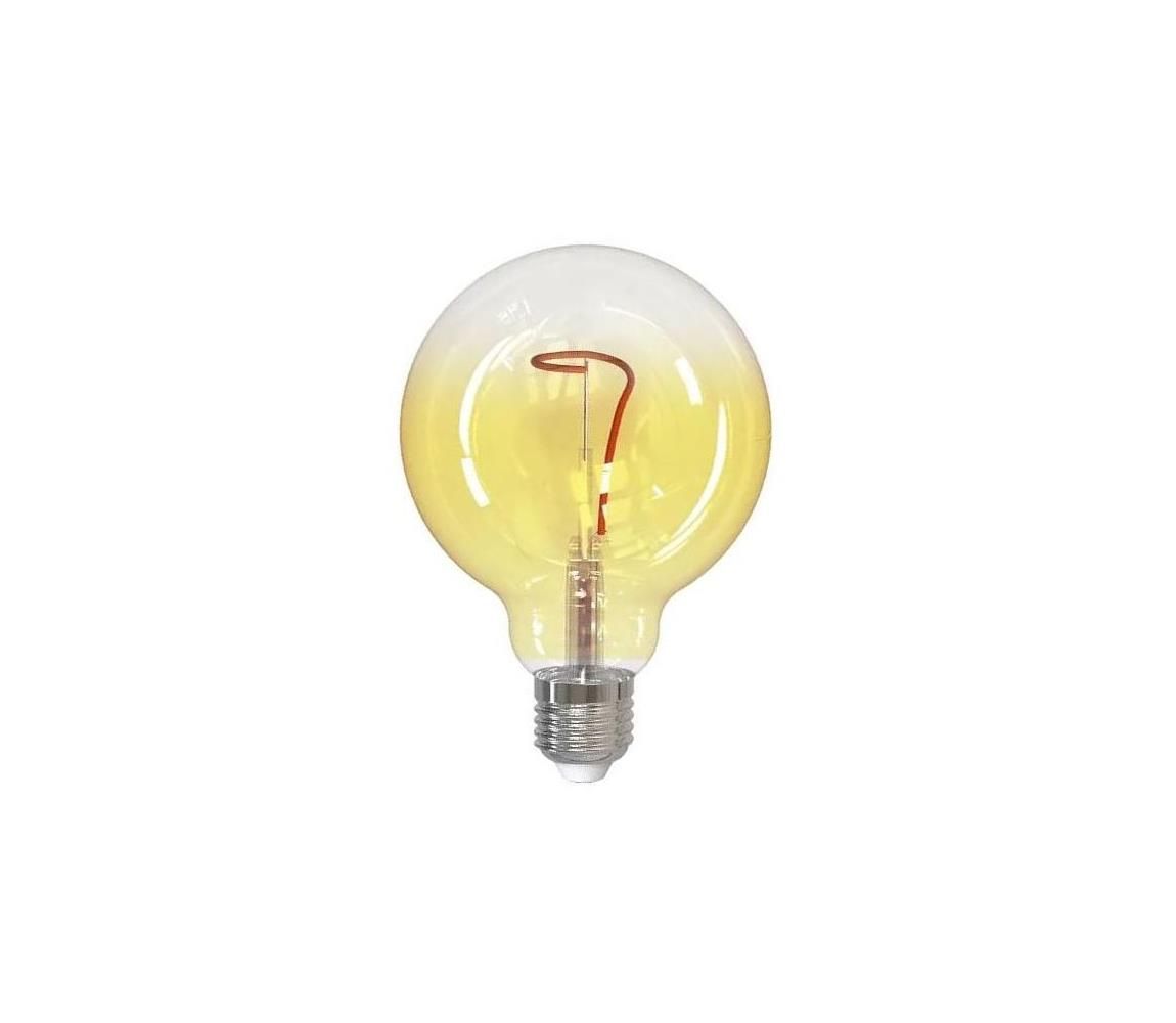 LED Žiarovka FILAMENT SHAPE G95 E27/4W/230V 1800K žltá