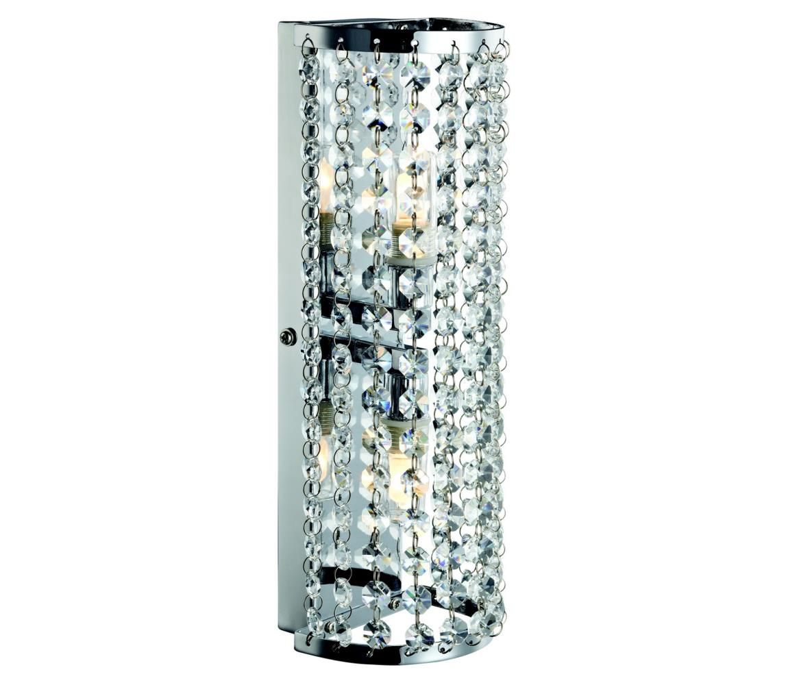 Markslöjd 105309 - Kúpeľňové nástenné svietidlo LYSEKIL 2xG9/28W/230V IP44 chróm