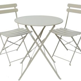 ROJAPLAST Bistro set, béžový