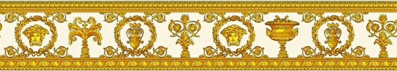 KT2-50343 A.S.Création Luxusná umývateľná vliesová bordúra na stenu Versace 3, veľkosť 9 cm x 5 m