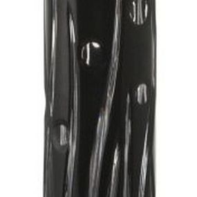 Krištáľová váza Heyday, farba čierna, výška 230 mm