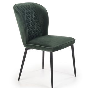 Halmar Jedálenská stolička K399, tmavo zelená