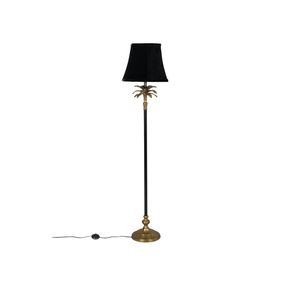 Stojacia lampa v čierno-zlatej farbe Cresta - Dutchbone