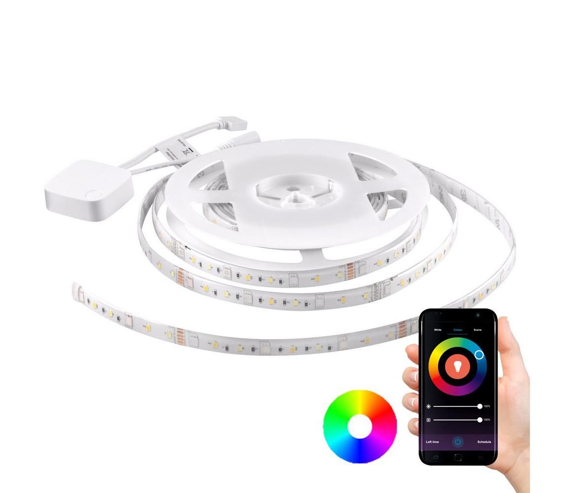 RGB LED Stmievateľný pásik Wi-fi + hudobná funkcia LED/20W 5 m Tuya
