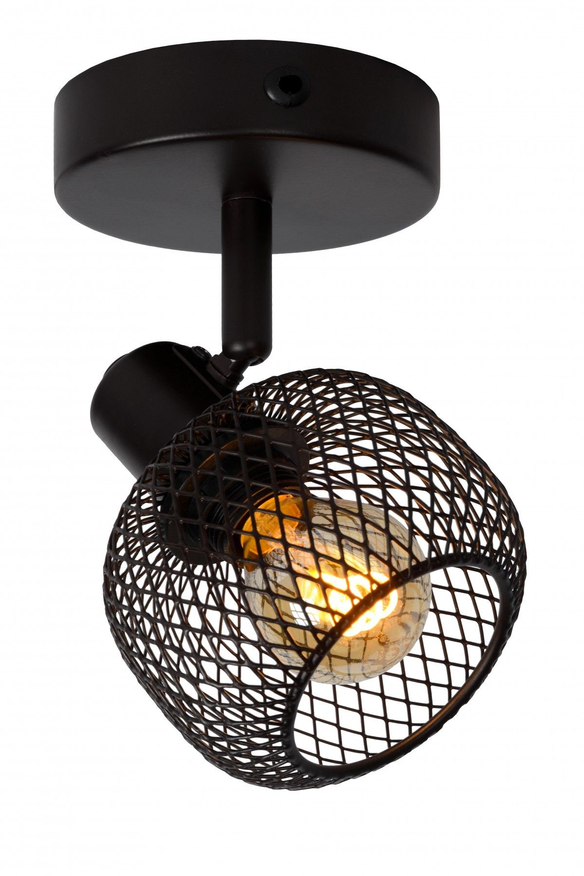 Lucide 77978/01/30 nástenná bodová lampa Maren 1x40W | E14 - čierna, kov, nastaviteľná, stmievateľná