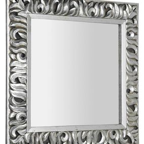 SAPHO - ZEEGRAS zrkadlo v ráme, 90x90cm, strieborná Antique IN401