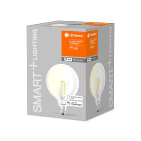 LEDVANCE SMART+ WiFi filamentová E27 6W 827 G125, E27, 6W, Energialuokka: E, P: 16.8 cm