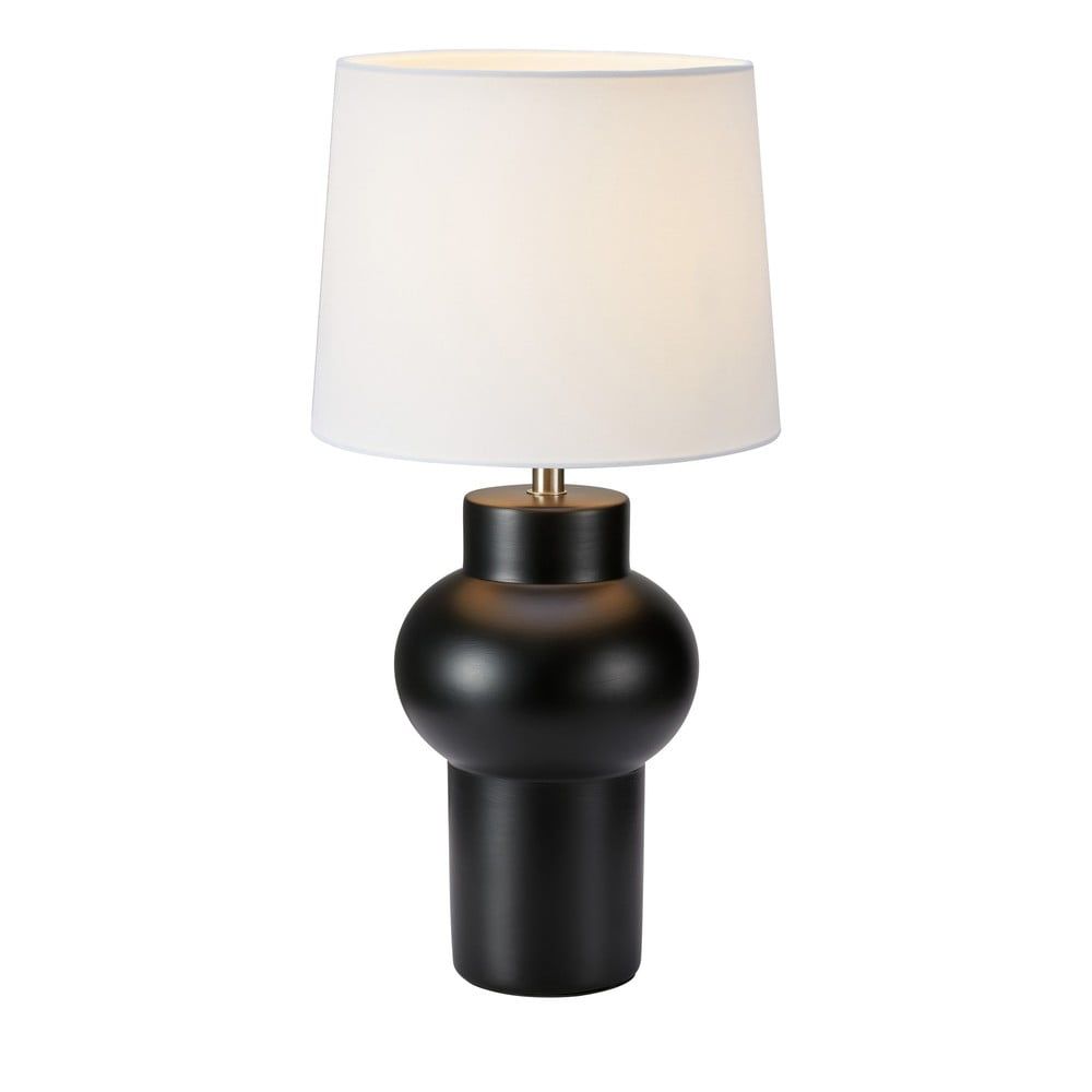 Bielo-čierna stolová lampa Shape - Markslöjd
