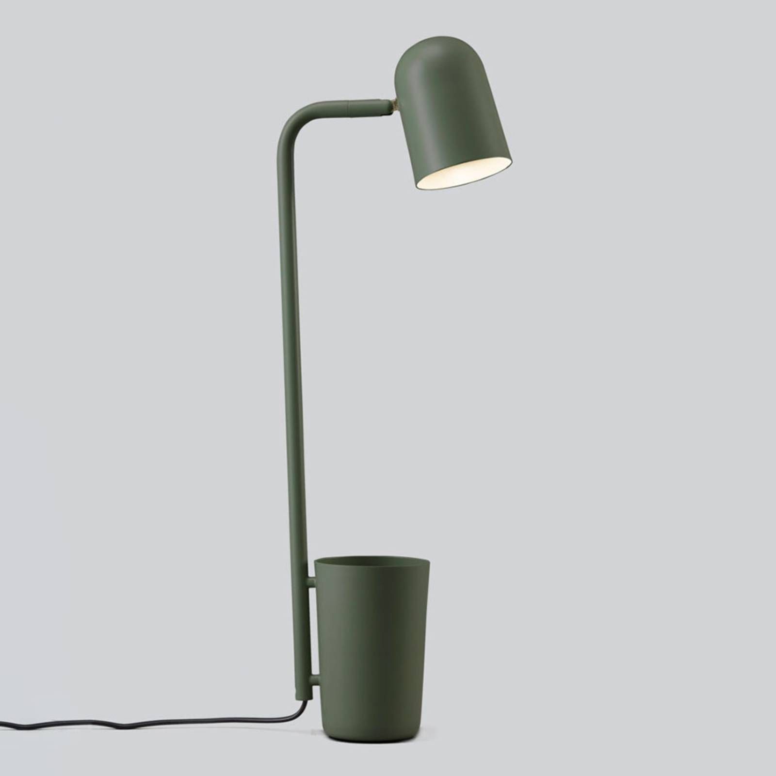 Northern stolná lampa Buddy table tmavozelená, Obývacia izba / jedáleň, oceľ, GU10, 6W, L: 16 cm, K: 49cm