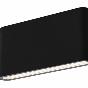 CENTURY Fasádní LED FORMA černé oboustranné 12W 230V 4000K 820Lm 120d 175x90mm IP54 CEN FRMN-129040