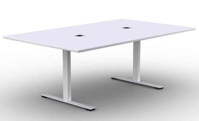 NARBUTAS - Rokovací stôl JAZZ 200x120 so zásuvkami - melamín