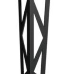 RMP Stolová noha Hermes 90 cm čierna NOHA017/90