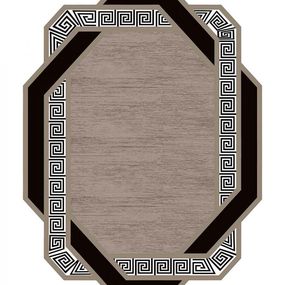 Koberec Octagon 120x180 cm hnedý