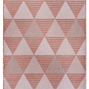 Kusový koberec Flat 21132 Ivory Silver/Coral 60x110 cm