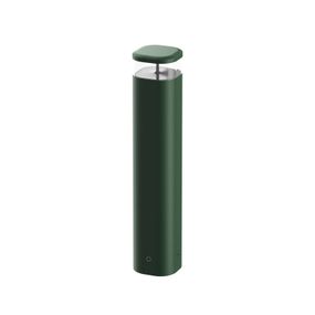 FLOS Pointbreak Bollard 2, 2 700 K zelená 60cm, hliník, polykarbonát, 12.5W, P: 12.1 cm, L: 12 cm, K: 60cm