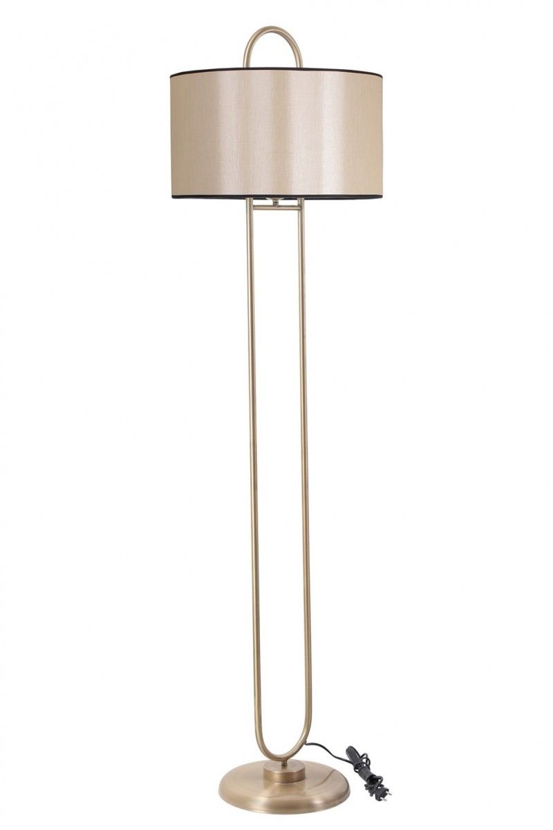 Stojacia lampa Elips 170 cm krémová