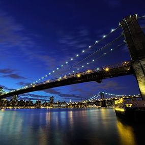 Brooklyn Bridge night - fototapeta FX0211
