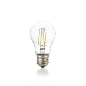 Ideal Lux 153964 LED žiarovka E27 Filament A60 8W/920lm 4000K priehľadná