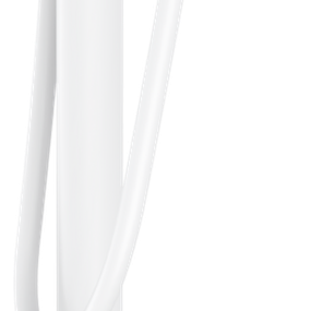 Hansgrohe Finoris - Páková vaňová batéria voľne stojaca na podlahe, biela matná 76445700