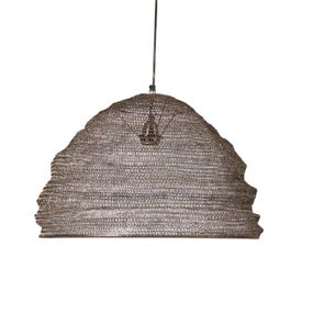 PR Home Kimberley závesná lampa, drôtené tienidlo, Obývacia izba / jedáleň, kovový drôt, plast, E27, 25W, K: 36cm