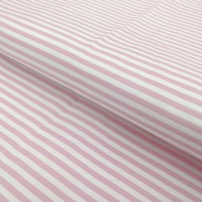 Bavlnená látka STRIPES Pink, Vyberte farbu Ružová