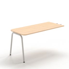 NARBUTAS - Prídavný stolík ku skrini ROUND 140x70 cm - zaoblené hrany