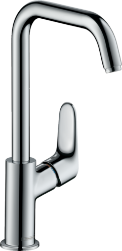 Hansgrohe Focus - Páková umývadlová batéria 240 s otočným výtokom, bez odtokovej súpravy, chróm 31519000