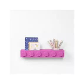 Detská ružová nástenná polička LEGO® Sleek