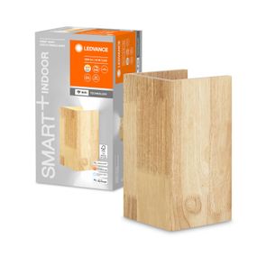 LEDVANCE SMART+ WiFi Orbis Wall Wood, 21 x 11 cm, Chodba, drevo, 12W, L: 11 cm, K: 21cm