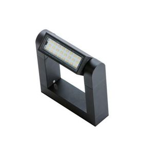 LED Venkovní nástěnné svítidlo AZzardo Frame wall dark grey AZ2132 8W 800lm 3000K IP54 18,5cm tmavě šedé