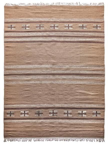Diamond Carpets koberce Ručne viazaný kusový koberec Ginger DESP P83 Brown Cream - 160x230 cm
