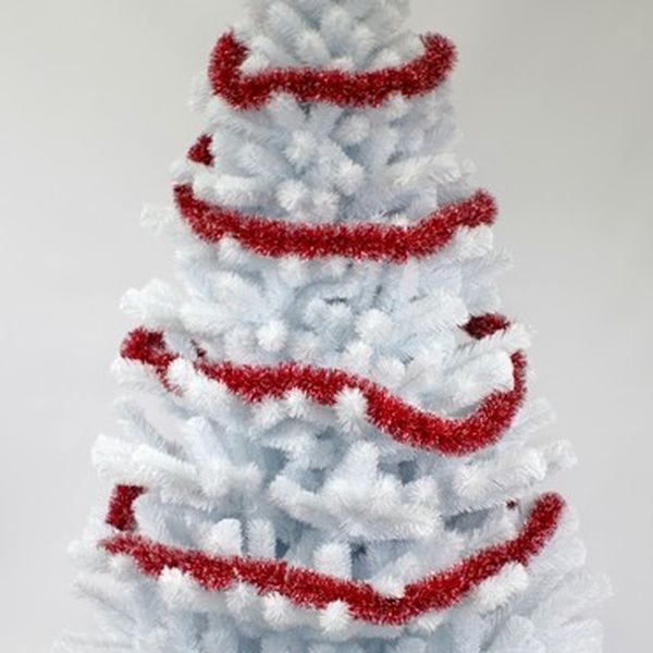 DomTextilu Rozprávková vianočná jedlička v luxusnej bielej farbe 220 cm Biela TOY111-220